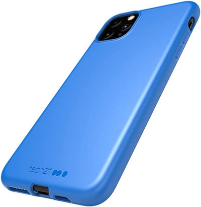 Tech21 Studio Colour Mobile Phone Case - Compatible with iPhone 11 Pro Max - Slim Profile and Drop Protection, Cornflour Blue