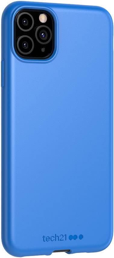 Tech21 Studio Colour Mobile Phone Case - Compatible with iPhone 11 Pro Max - Slim Profile and Drop Protection, Cornflour Blue