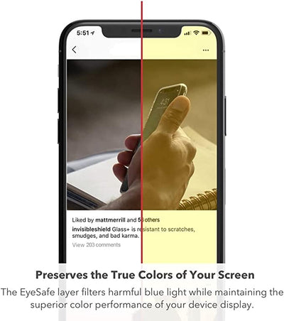 ZAGG InvisibleShield Glass VisionGuard+ - Screen Protector - iPhone 11 Pro Max - Impact Protection - case Friendly