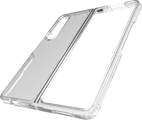 Tech21 Evo Clear for Samsung Galaxy Z Fold 3 – Phone Case with 12ft Drop Protection