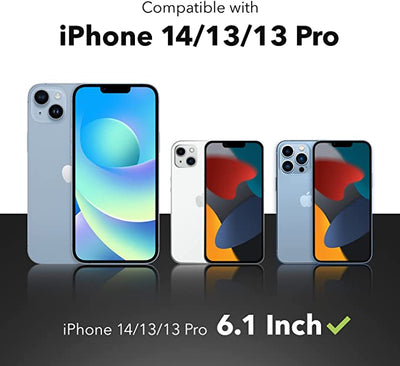 ZAGG InvisibleShield Glass Elite VisionGuard Screen Protector for Apple iPhone 14/ 13/ 13 Pro - 5X Stronger, Blue-Light Protection, Anti-Fingerprint Technology, Easy to Install