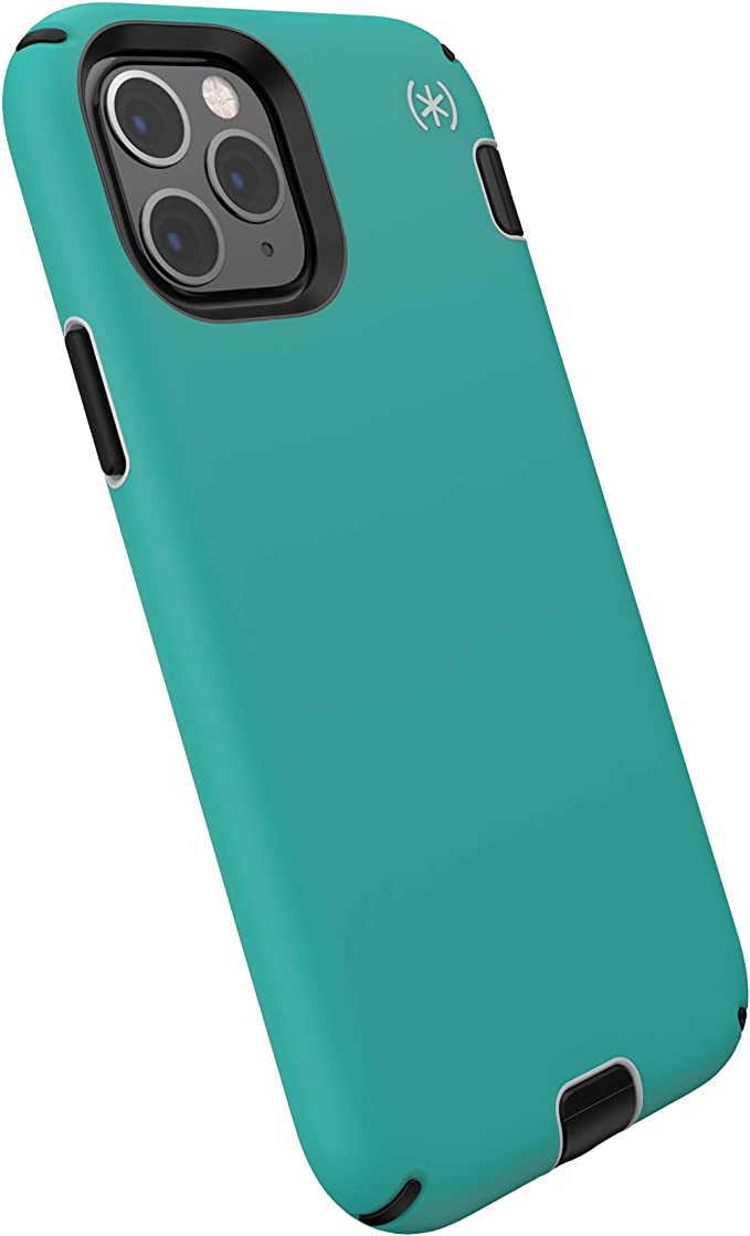 Speck Products Compatible Phone Case for Apple iPhone 11 Pro, Presidio Sport Case, Jet Ski Teal/Dolphin Grey/Black