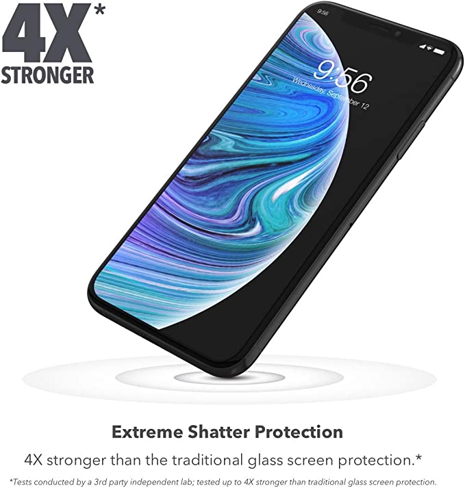 ZAGG InvisibleShield Glass Elite Screen Protector - Made for Apple iPhone 11 Pro - Case Friendly Screen - Impact & Scratch Protection