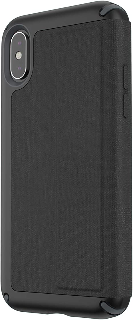 Speck iPhone X/Xs Presidio Folio (Black/Slate Grey)