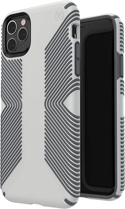 Speck Presidio Grip iPhone 11 PRO Max Case, Marble Grey/Anthracite Gre