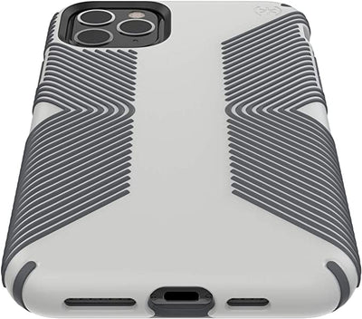 Speck Presidio Grip iPhone 11 PRO Max Case, Marble Grey/Anthracite Gre