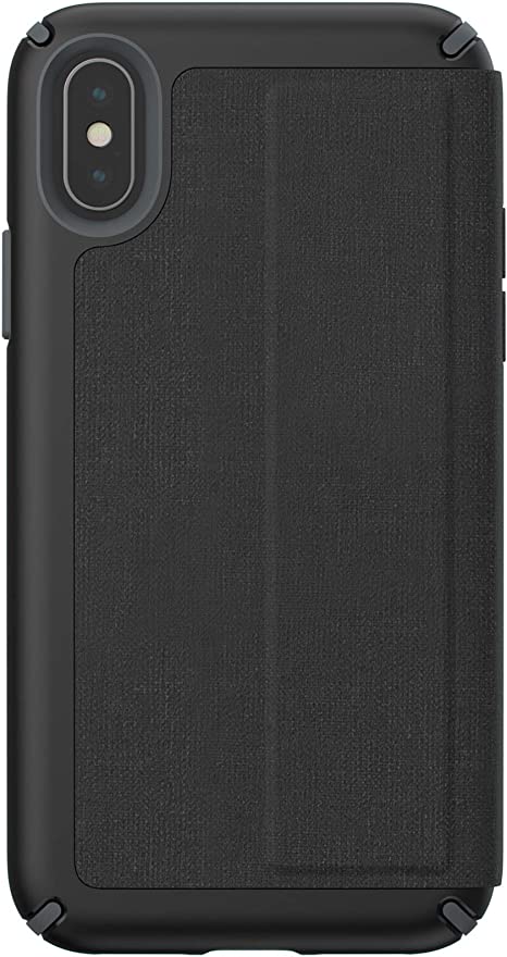 Speck iPhone X/Xs Presidio Folio (Black/Slate Grey)