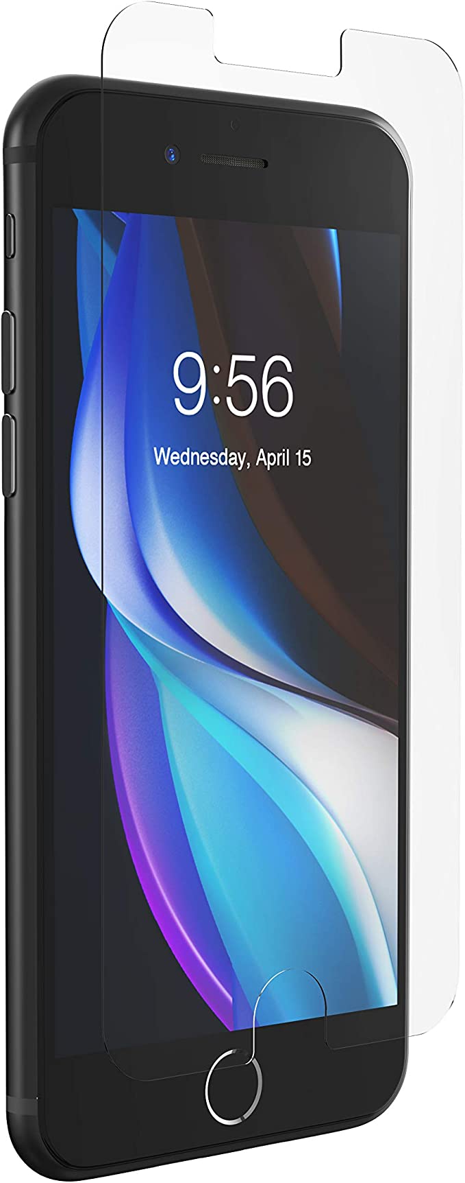 ZAGG InvisibleShield Glass Elite VisionGuard+ Screen Protector - Made for Apple iPhone SE2 (2020) - Impact Protection, Fingerprint Resistant, Scratch Resistant