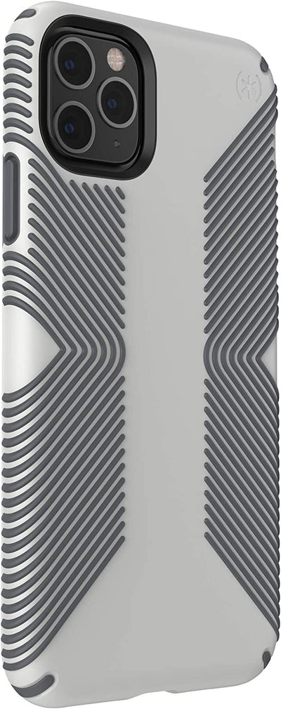 Speck Presidio Grip iPhone 11 PRO Max Case, Marble Grey/Anthracite Gre