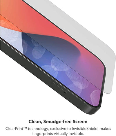 ZAGG InvisibleShield Glass Elite VisionGuard+ Screen Protector - for iPhone 12 Pro Max - Impact Protection, Scratch Resistant, Fingerprint Resistant, Smudge Resistant, Oil Resistant, clear