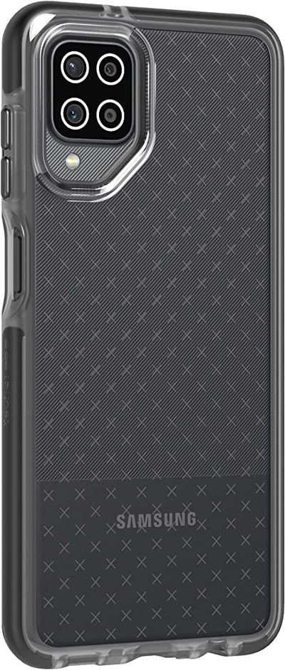 Tech21 Evo Check for Samsung Galaxy A12 – Phone Case with 12ft Drop Protection Black