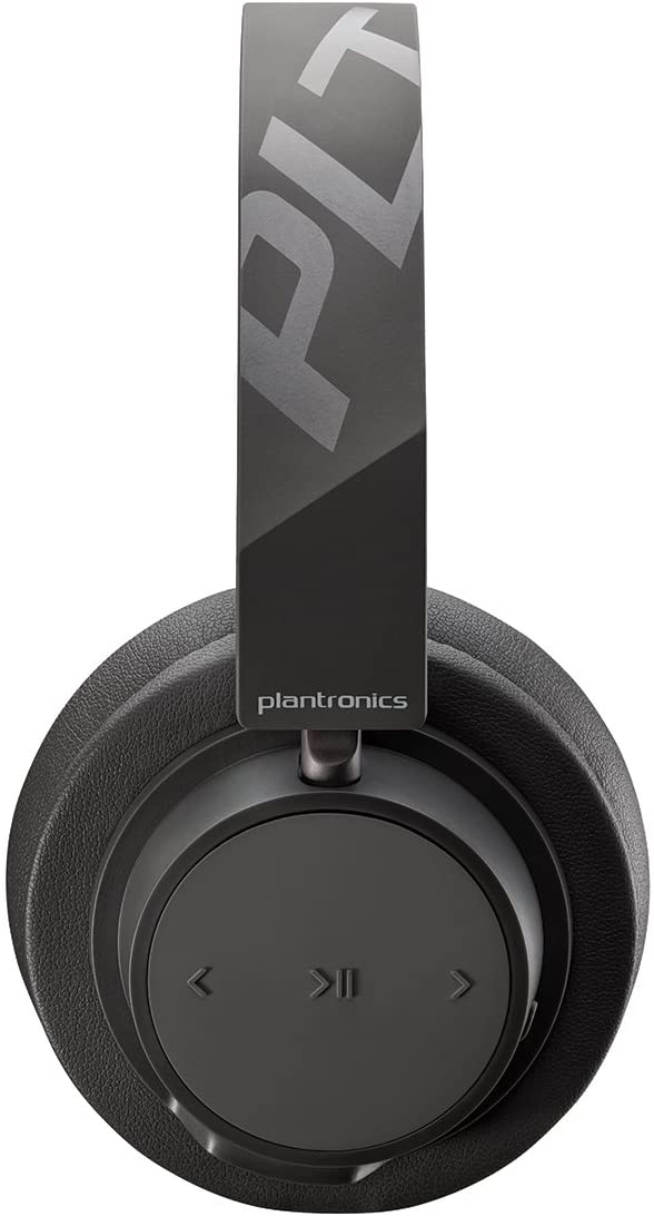 Plantronics Backbeat Go 600 Noise-Isolating Headphones, Over-The-Ear Bluetooth Headphones, Black