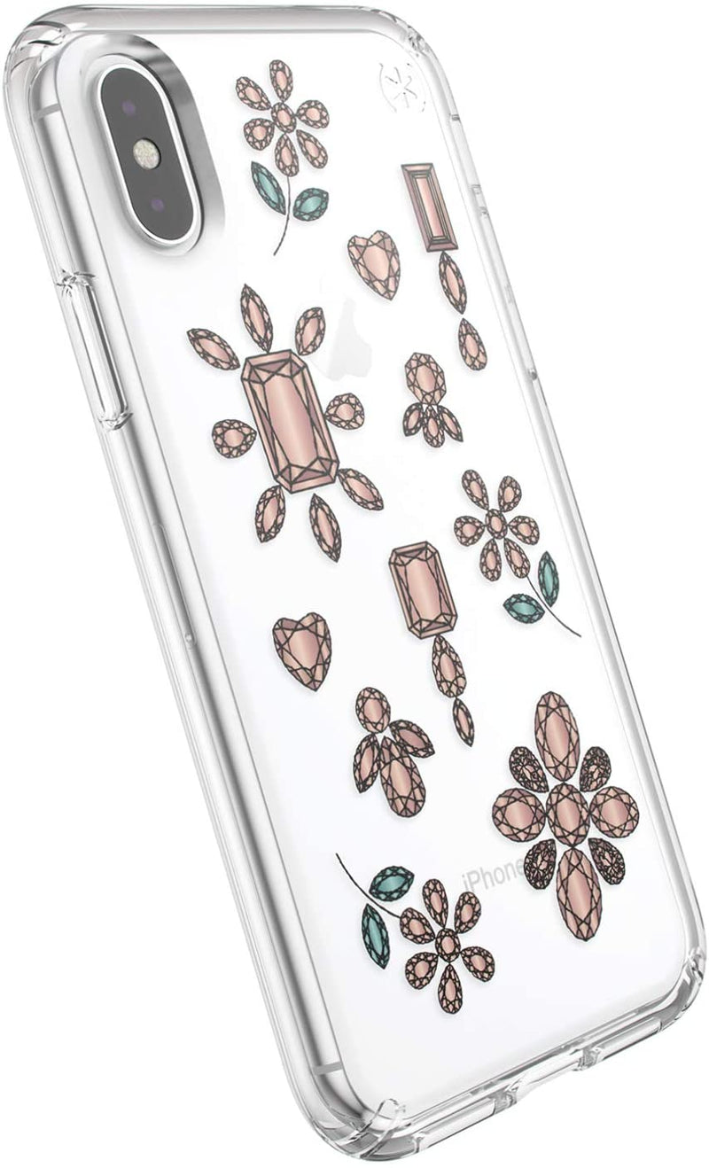 Speck iPhone X/Xs Presidio (DancingDiamonds Peach Gold/Clear)