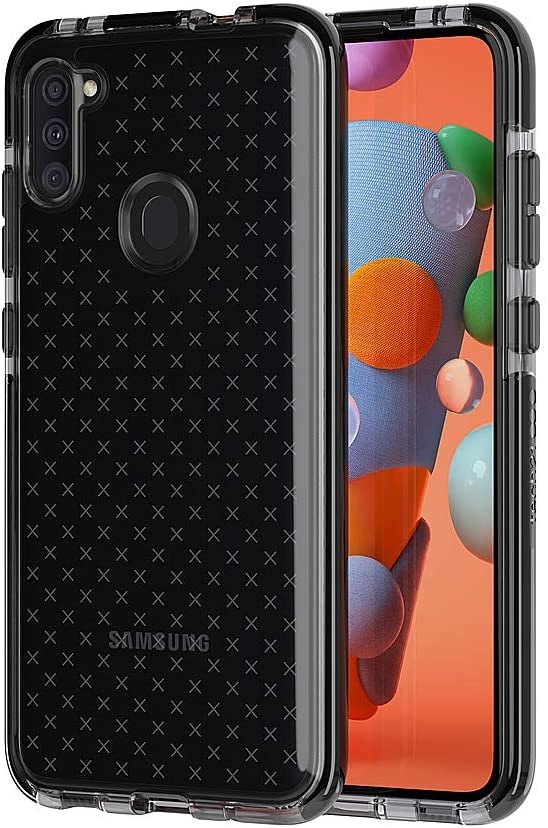 Tech 21 Galaxy A11 Evo Check Smokey Blk