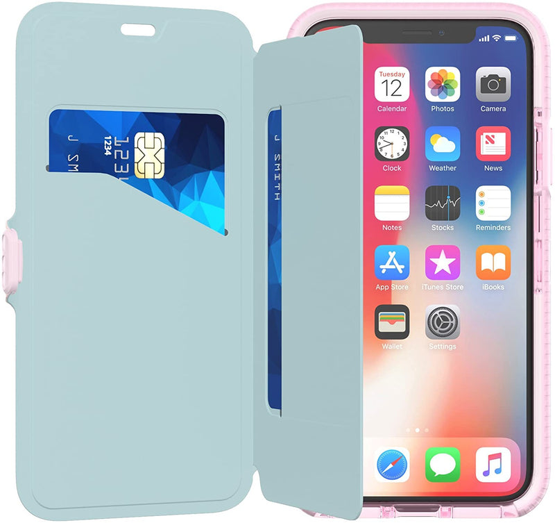 Tech 21 iPhone X Evo Wallet (Pink)